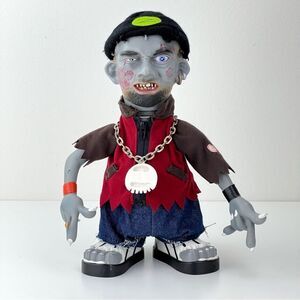 Gemmy Halloween Hip Hop Zombie  Does Not Work Display Only